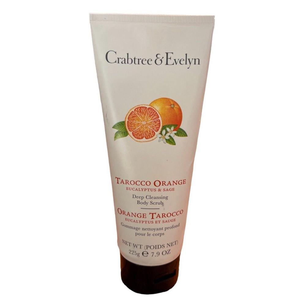 Crabtree & Evelyn Tarocco Orange Eucalypyus & Sage Body Scrub ORIGINAL FORMULA